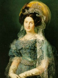 Marie Christine de Bourbon-Siciles par Vicente Lopez